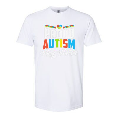 Proud Autism Big Sister Awareness Support Softstyle® CVC T-Shirt