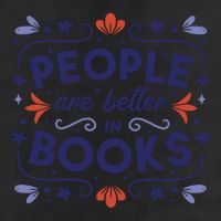 People Are Better In Books 7 Panel Mesh Trucker Snapback Hat