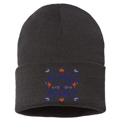 People Are Better In Books Sustainable Knit Beanie