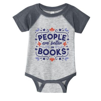 People Are Better In Books Infant Baby Jersey Bodysuit