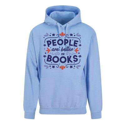 People Are Better In Books Unisex Surf Hoodie