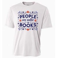 People Are Better In Books Cooling Performance Crew T-Shirt