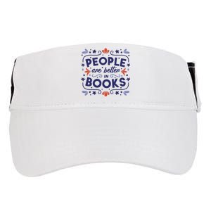 People Are Better In Books Adult Drive Performance Visor