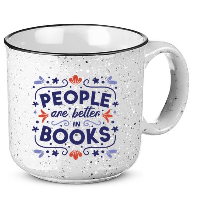 People Are Better In Books 15oz Campfire Ceramic Mug