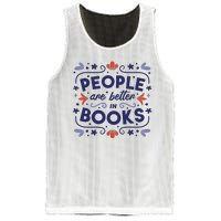 People Are Better In Books Mesh Reversible Basketball Jersey Tank