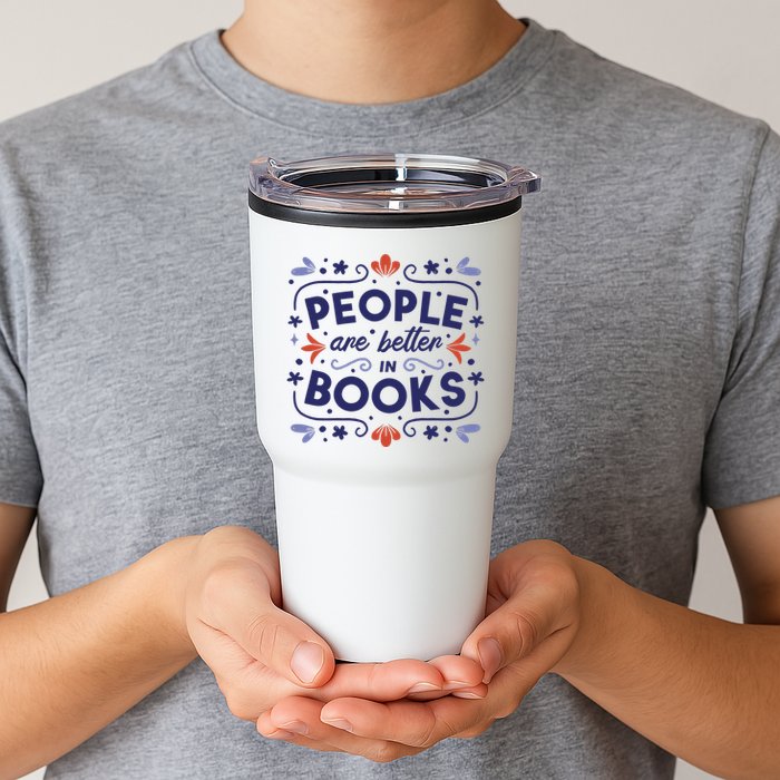 People Are Better In Books Tumbler