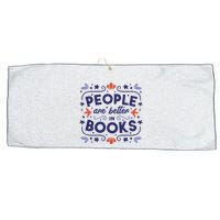 People Are Better In Books Large Microfiber Waffle Golf Towel