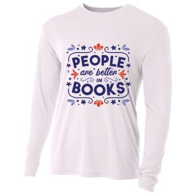 People Are Better In Books Cooling Performance Long Sleeve Crew