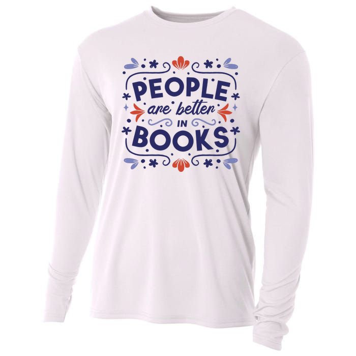 People Are Better In Books Cooling Performance Long Sleeve Crew