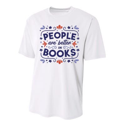 People Are Better In Books Performance Sprint T-Shirt