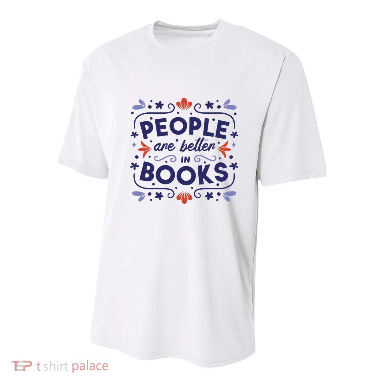 People Are Better In Books Youth Performance Sprint T-Shirt