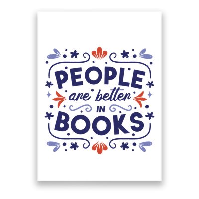 People Are Better In Books Poster