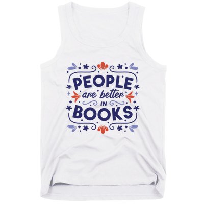 People Are Better In Books Tank Top