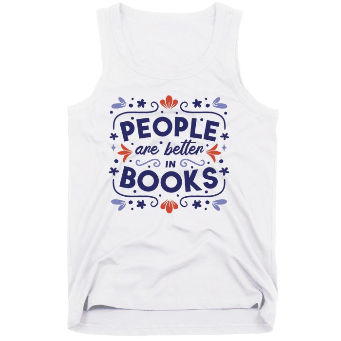 People Are Better In Books Tank Top