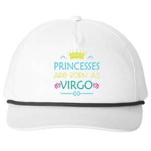 Princess Are Born As Virgo Best Gift For Virgo Gift Snapback Five-Panel Rope Hat