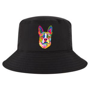 Pop Art Boston Terrier Lover Gift Men Women Dog Terriers Cool Comfort Performance Bucket Hat