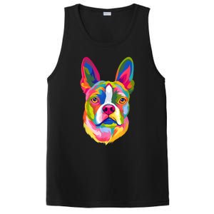 Pop Art Boston Terrier Lover Gift Men Women Dog Terriers PosiCharge Competitor Tank