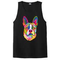 Pop Art Boston Terrier Lover Gift Men Women Dog Terriers PosiCharge Competitor Tank