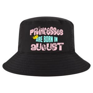 Princesses Are Born August Black Leo Virgo Birthday Gift Cool Comfort Performance Bucket Hat