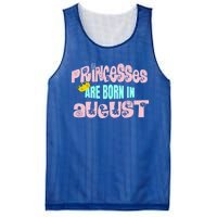 Princesses Are Born August Black Leo Virgo Birthday Gift Mesh Reversible Basketball Jersey Tank