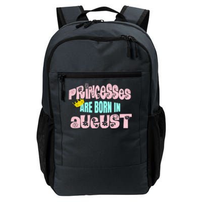 Princesses Are Born August Black Leo Virgo Birthday Gift Daily Commute Backpack