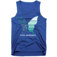 PTSD Awareness Butterfly I Am The Storm Tank Top