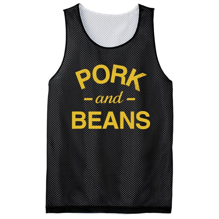 Pork And Beans Funny Trash Food Mesh Reversible Basketball Jersey Tank