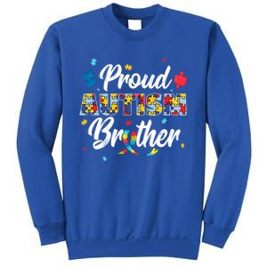 Proud Autism Brother Sibling Autism Awareness Gift Sweatshirt