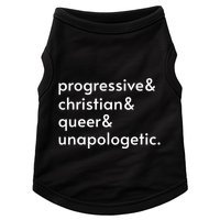 Progressive And Christian And Queer And Unapologetic Doggie Tank