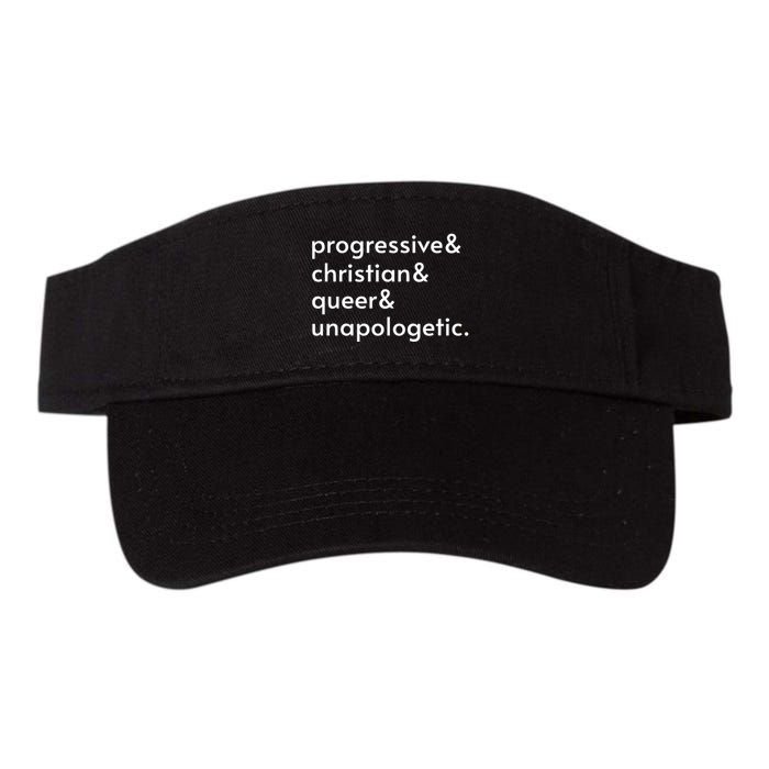Progressive And Christian And Queer And Unapologetic Visor