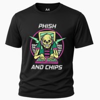 P.H.I.S.H And Chips Funny Hacker Cooling Performance Crew T-Shirt
