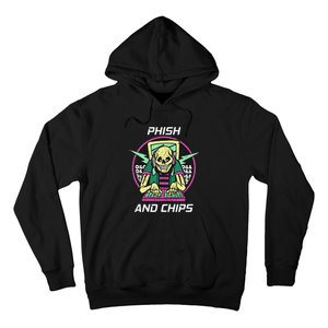 P.H.I.S.H And Chips Funny Hacker Hoodie