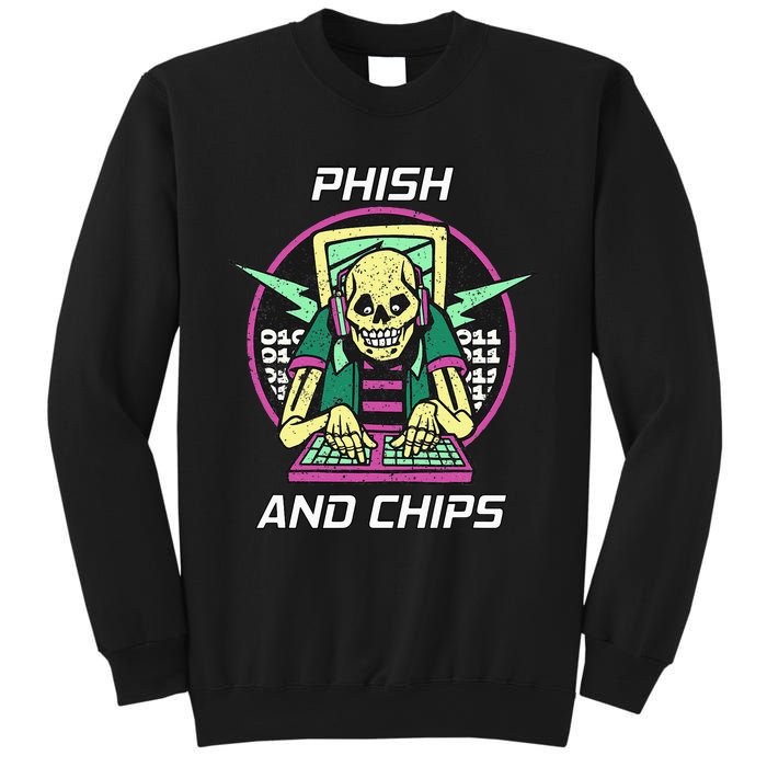 P.H.I.S.H And Chips Funny Hacker Sweatshirt