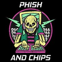 P.H.I.S.H And Chips Funny Hacker Metallic Star Ornament
