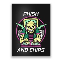 P.H.I.S.H And Chips Funny Hacker Poster