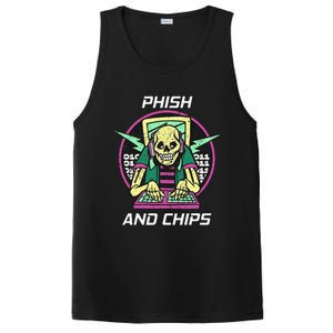 P.H.I.S.H And Chips Funny Hacker PosiCharge Competitor Tank