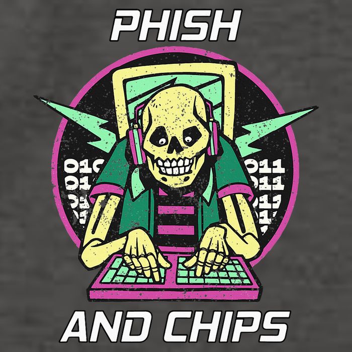 P.H.I.S.H And Chips Funny Hacker Vector Backpack