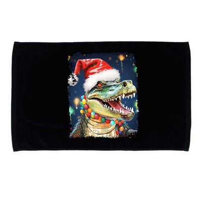 Pop Art Colorful Animal Christmas Alligator Crocodile Cool Gift Microfiber Hand Towel