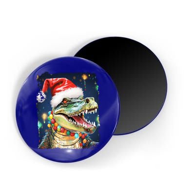 Pop Art Colorful Animal Christmas Alligator Crocodile Cool Gift Magnet