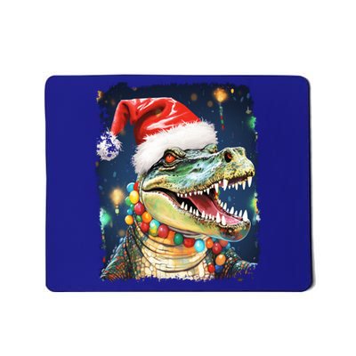 Pop Art Colorful Animal Christmas Alligator Crocodile Cool Gift Mousepad