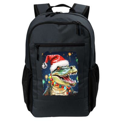 Pop Art Colorful Animal Christmas Alligator Crocodile Cool Gift Daily Commute Backpack