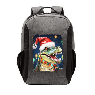 Pop Art Colorful Animal Christmas Alligator Crocodile Cool Gift Vector Backpack