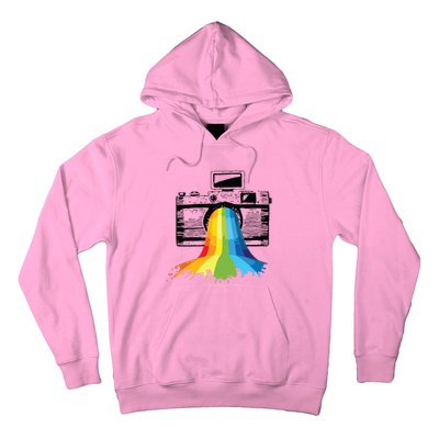 Photography Art Camera Rainbow Photographer Gift Hoodie