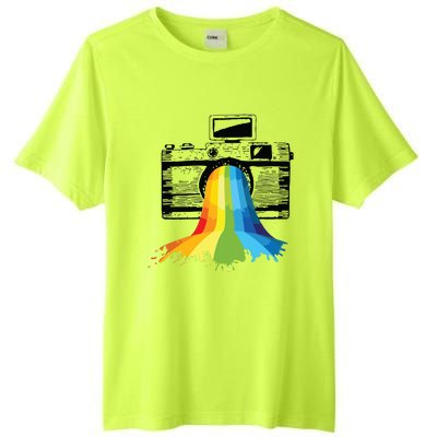 Photography Art Camera Rainbow Photographer Gift Tall Fusion ChromaSoft Performance T-Shirt