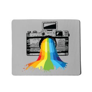 Photography Art Camera Rainbow Photographer Gift Mousepad