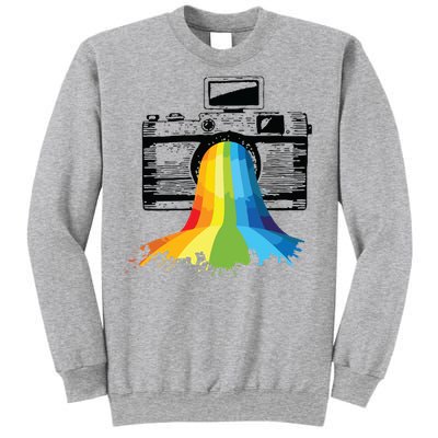 Photography Art Camera Rainbow Photographer Gift Sweatshirt