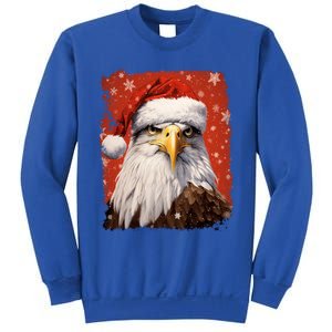 Pop Art Colorful Christmas Bald Eagle Gift Sweatshirt