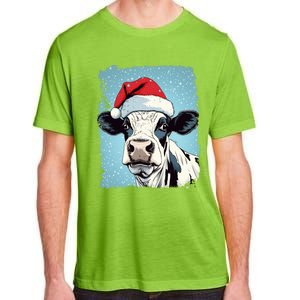 Pop Art Colorful Cow Christmas Gift Adult ChromaSoft Performance T-Shirt