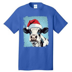 Pop Art Colorful Cow Christmas Gift Tall T-Shirt