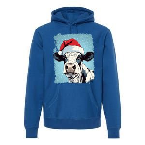 Pop Art Colorful Cow Christmas Gift Premium Hoodie